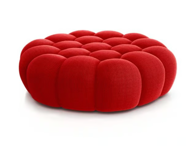 BUBBLE - Round technical fabric pouf _ Roche Bobois